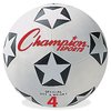 Champion Sports Rubber Soccer Ball Size 4, PK3 SRB4